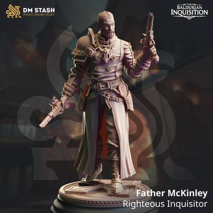Father McKinley - Righteous Inquisitor | The Baldurian Inquisition | DM STASH | High Quality Resin