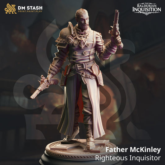 Father McKinley - Righteous Inquisitor | The Baldurian Inquisition | DM STASH | High Quality Resin