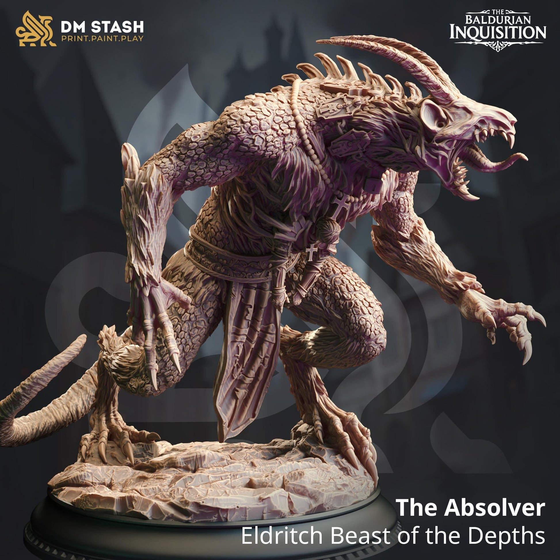 The Absolver - Eldritch Beast of the Depths [HUGE] | The Baldurian Inquisition | DM STASH | High Quality Resin