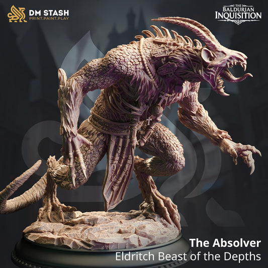 The Absolver - Eldritch Beast of the Depths [HUGE] | The Baldurian Inquisition | DM STASH | High Quality Resin