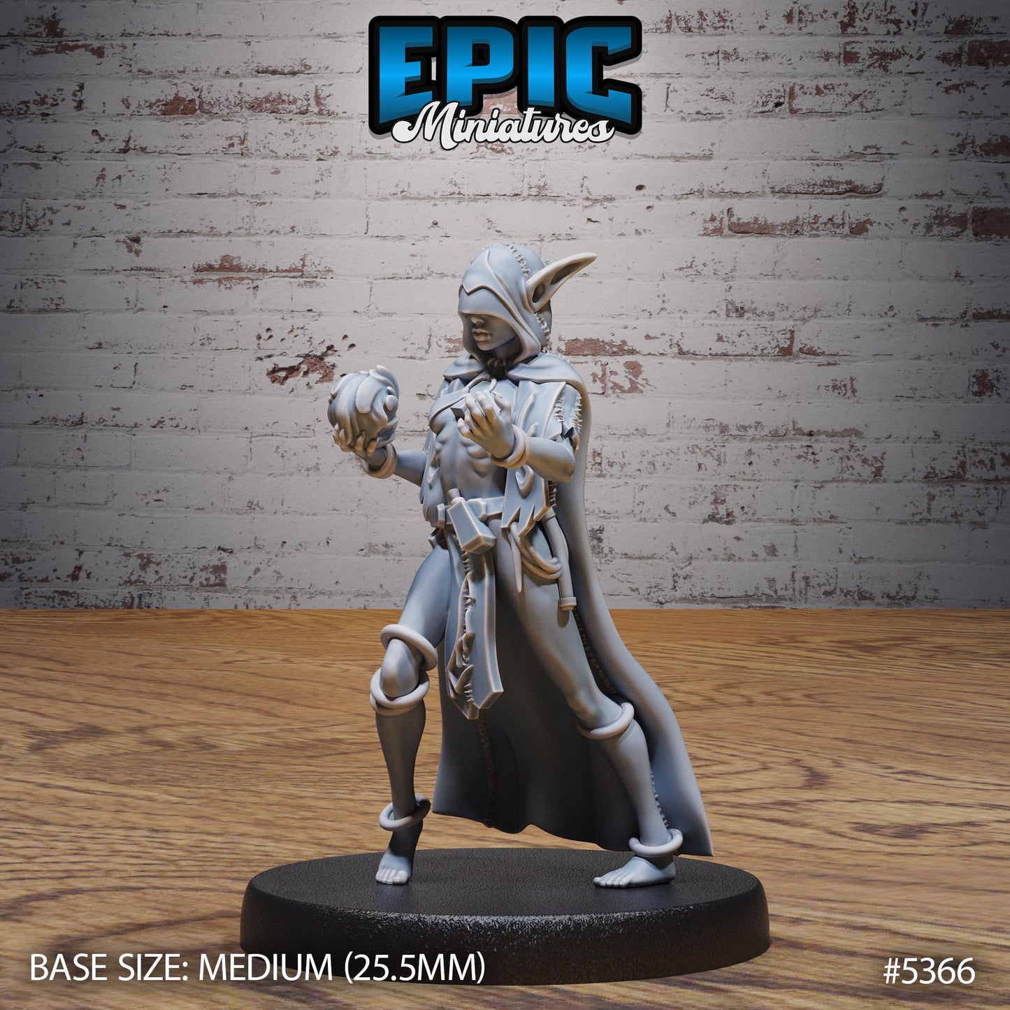 Elf Vampire Lady v1 (Medium) | #121 - Bloody Night | EPIC Miniatures | High Quality Premium Resin