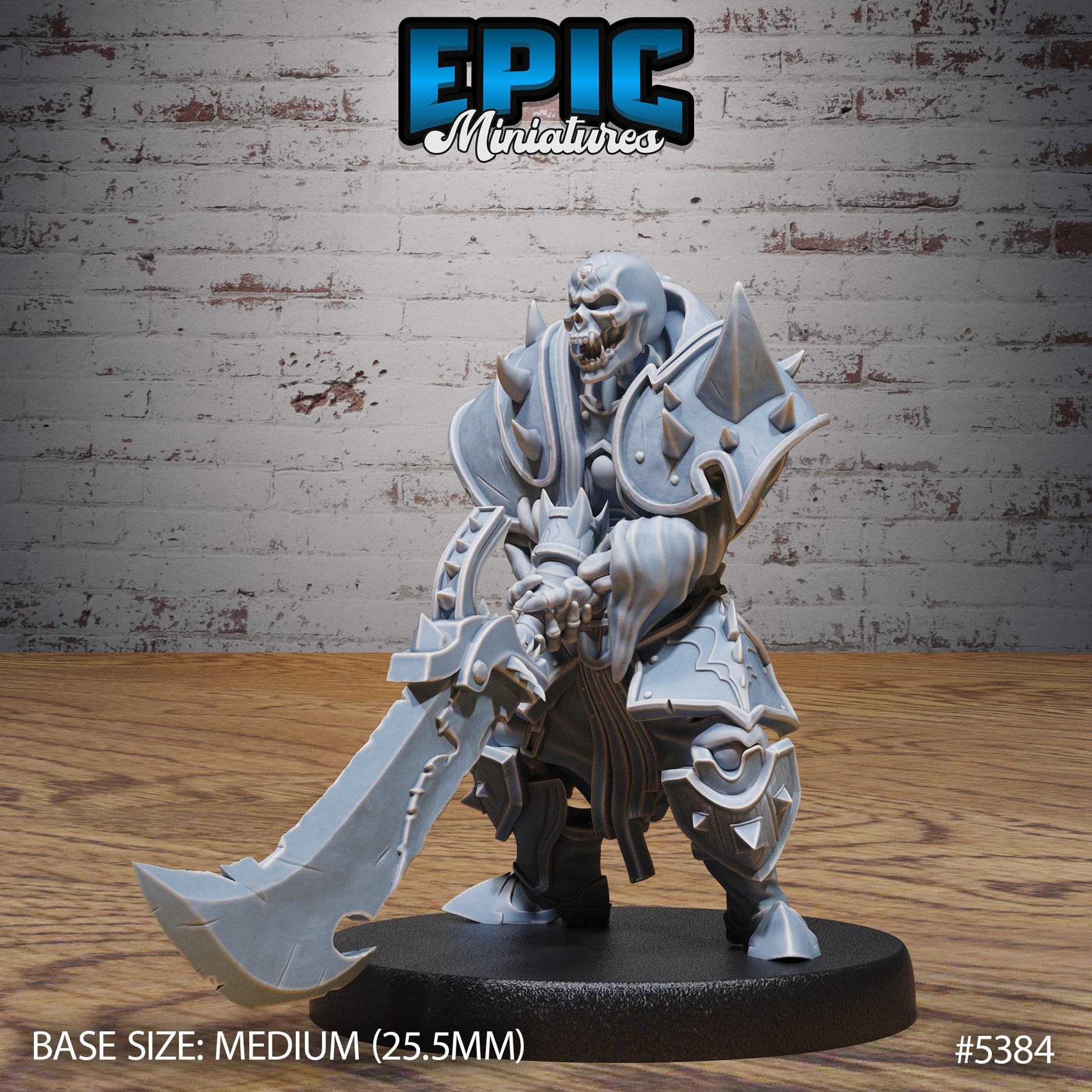 Skeleton Heavy Gladiator v1 (Medium) | #121 - Bloody Night | EPIC Miniatures | High Quality Premium Resin