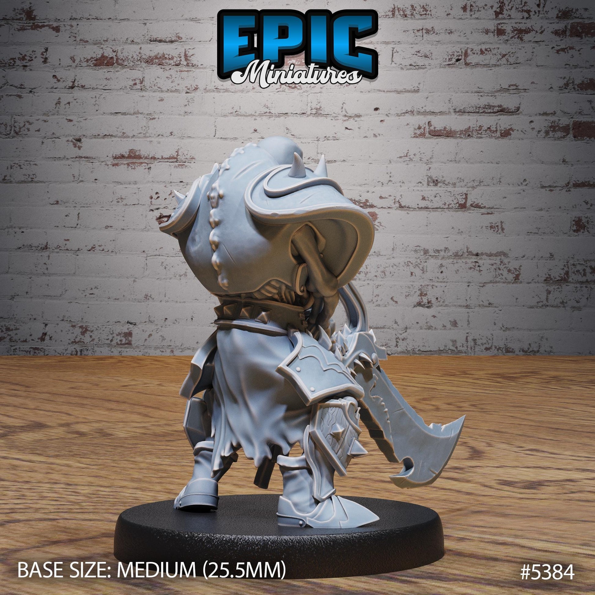 Skeleton Heavy Gladiator v1 (Medium) | #121 - Bloody Night | EPIC Miniatures | High Quality Premium Resin