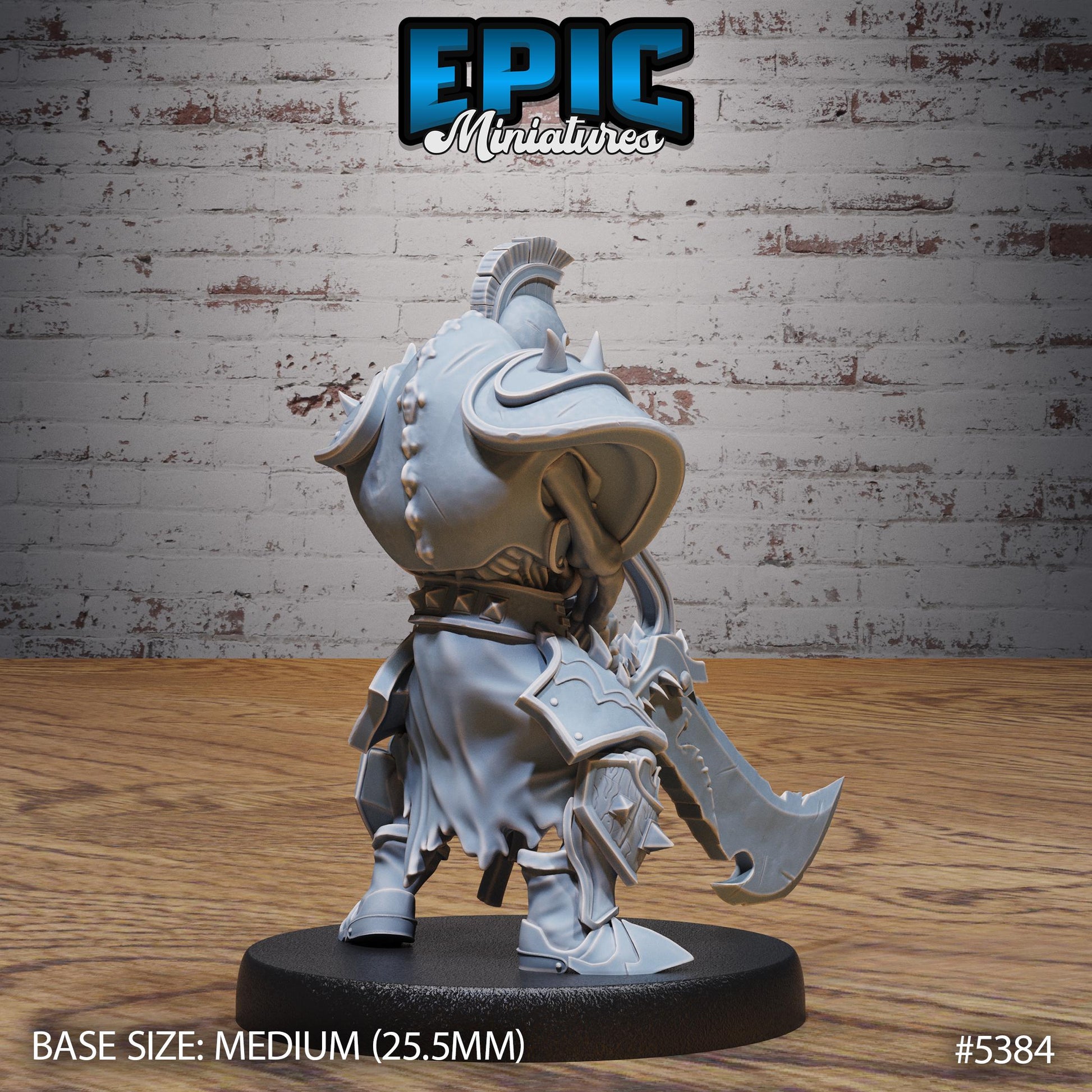 Skeleton Heavy Gladiator v2 (Medium) | #121 - Bloody Night | EPIC Miniatures | High Quality Premium Resin