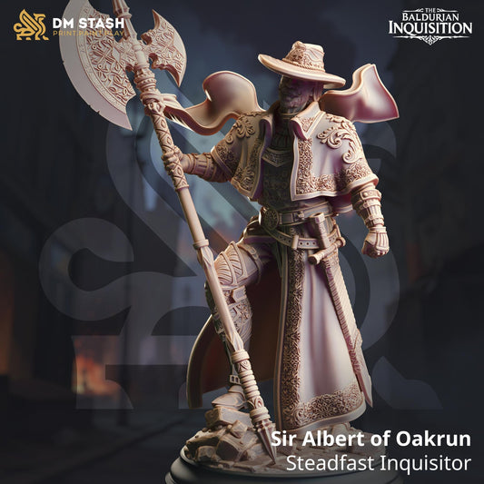 Sir Albert of Oakrun - Steadfast Inquisitor | The Baldurian Inquisition | DM STASH | High Quality Resin