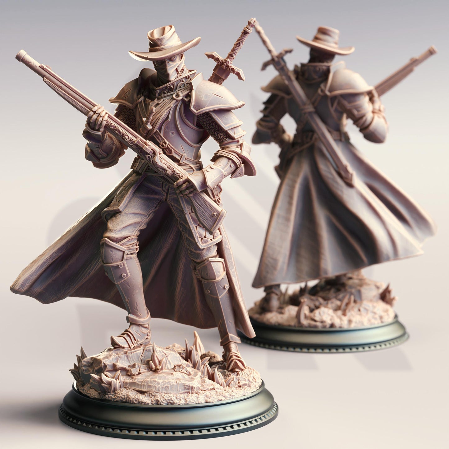 Sir Harian Southwall - Gunslinger Inquisitor | The Baldurian Inquisition | DM STASH | High Quality Resin
