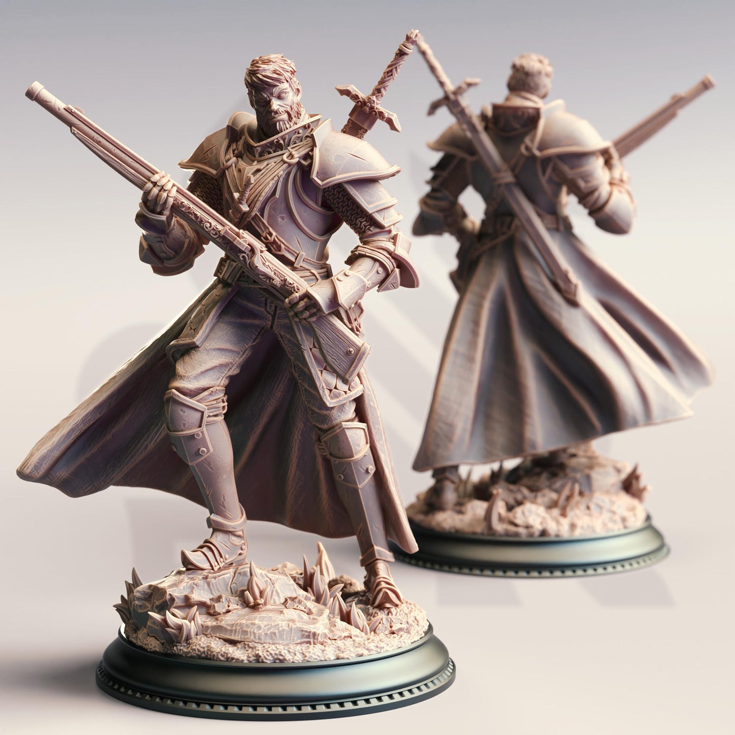 Sir Harian Southwall - Gunslinger Inquisitor | The Baldurian Inquisition | DM STASH | High Quality Resin
