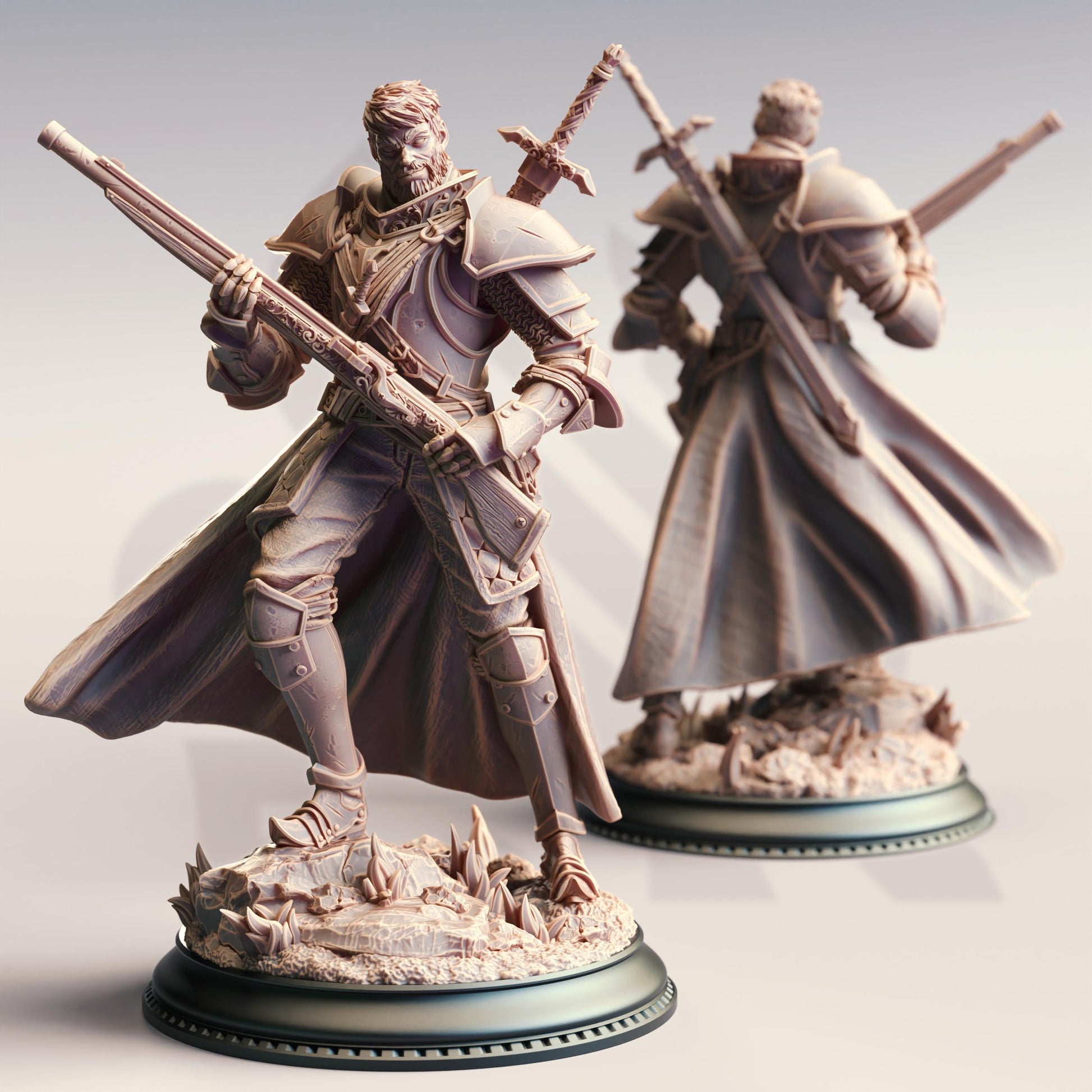 Sir Harian Southwall - Gunslinger Inquisitor | The Baldurian Inquisition | DM STASH | High Quality Resin