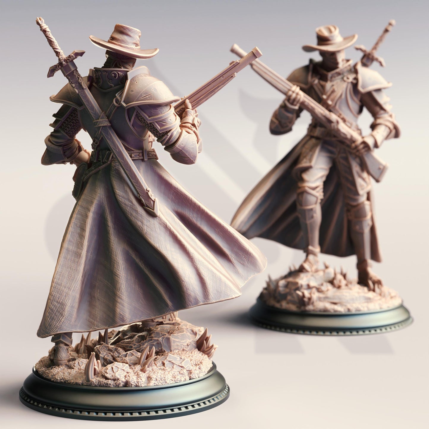 Sir Harian Southwall - Gunslinger Inquisitor | The Baldurian Inquisition | DM STASH | High Quality Resin