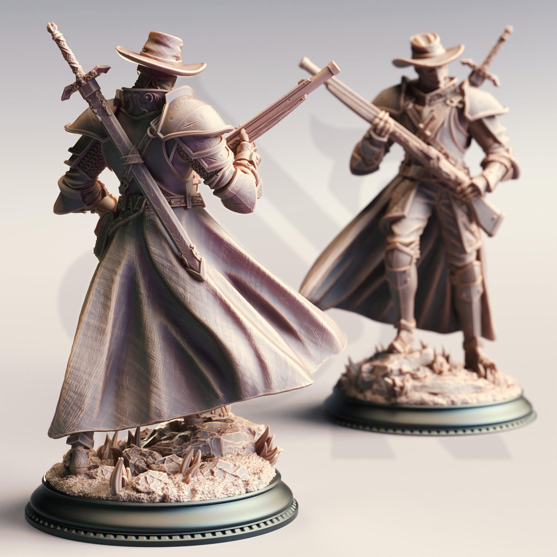 Sir Harian Southwall - Gunslinger Inquisitor | The Baldurian Inquisition | DM STASH | High Quality Resin