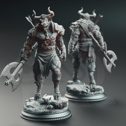 Minotaurs of the Labyrinth's Depths | A Grim Siege | DM STASH | High Quality Resin