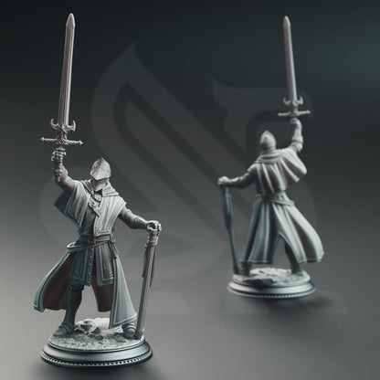 Vicar Atticus - The Priest Knight | A Grim Siege | DM STASH | High Quality Resin