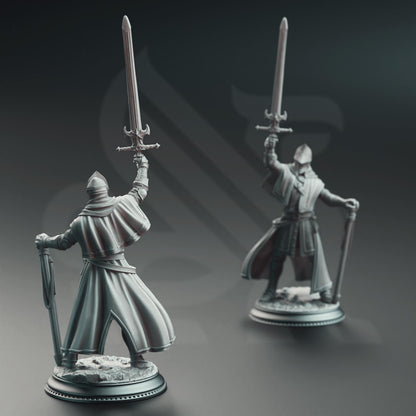Vicar Atticus - The Priest Knight | A Grim Siege | DM STASH | High Quality Resin