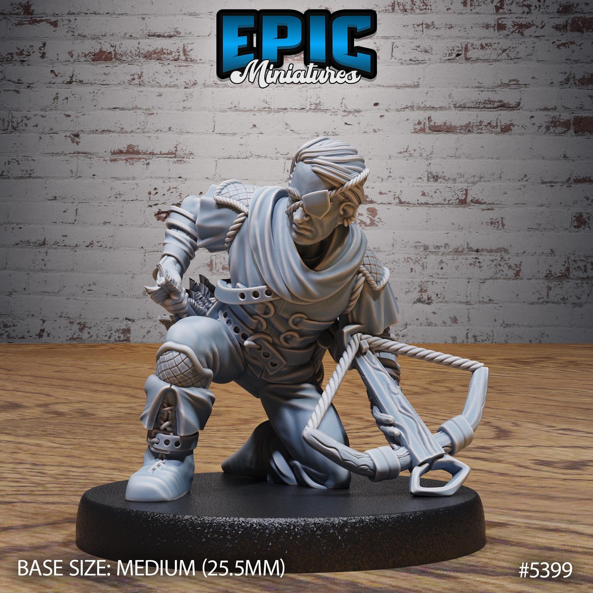 Bandits v1 (Medium) | #122 - Wild Bandits by EPIC Miniatures | High Quality Premium Resin | Lady, Thieves, Rogue, Human, Male, Female