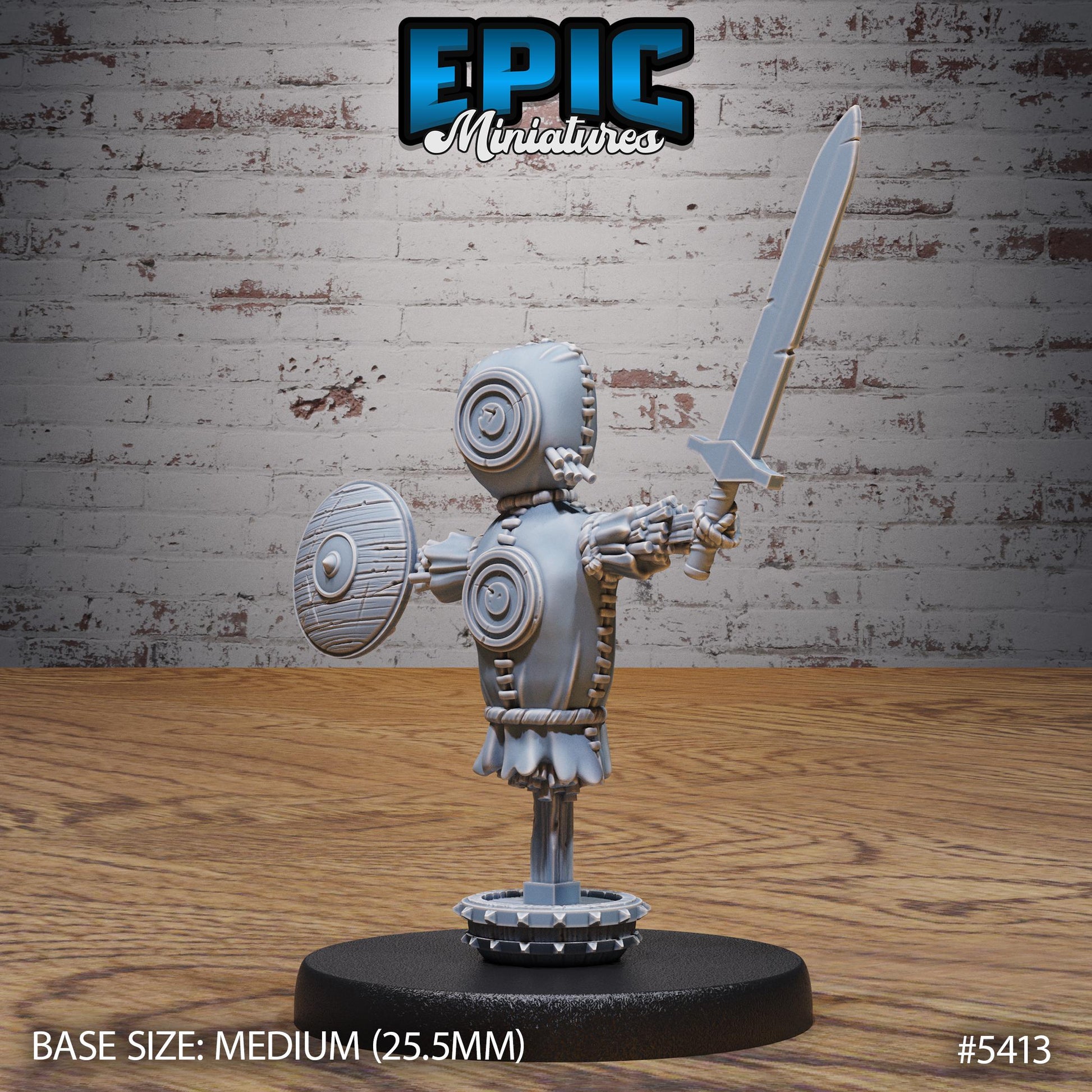 Mimic Practice Dummy | #122 - Wild Bandits by EPIC Miniatures | High Quality Premium Resin | Monsters, Mimics, Scatter, Terrain, Mannequin