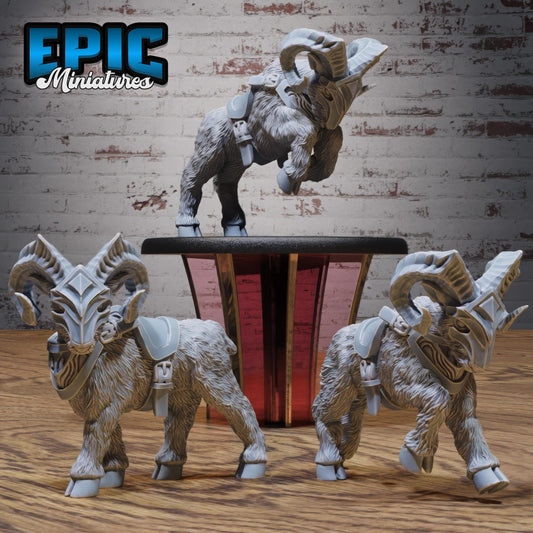 Goat Mount (Saddle or No Saddle) (Large) | #122 - Wild Bandits by EPIC Miniatures | High Quality Premium Resin | Beast, Animal, Mount, Rider
