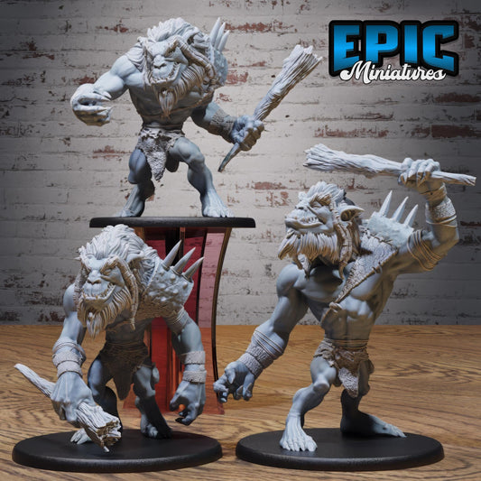 Longneck Troll (Large) | #122 - Wild Bandits by EPIC Miniatures | High Quality Premium Resin | Monster, Abomination, Giant, Club, Giant