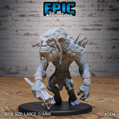 Longneck Troll (Large) | #122 - Wild Bandits by EPIC Miniatures | High Quality Premium Resin | Monster, Abomination, Giant, Club, Giant