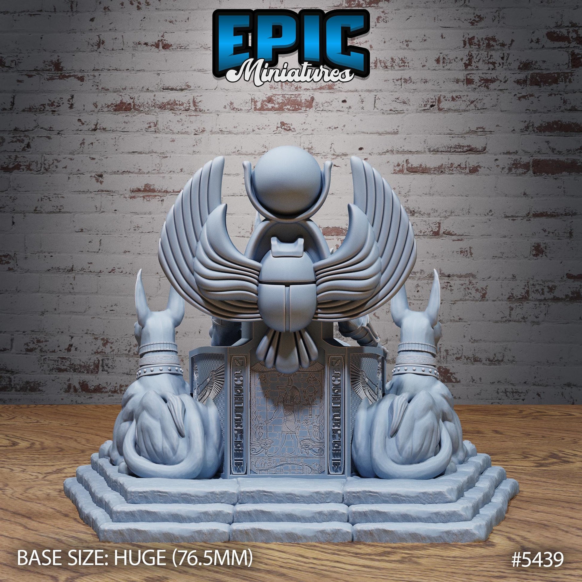 Anubis God Avatar (Huge) | #123 - Death Desert by EPIC Miniatures | High Quality Premium Resin | Statue, Desert, Pharaoh, Egypt, Egyptian