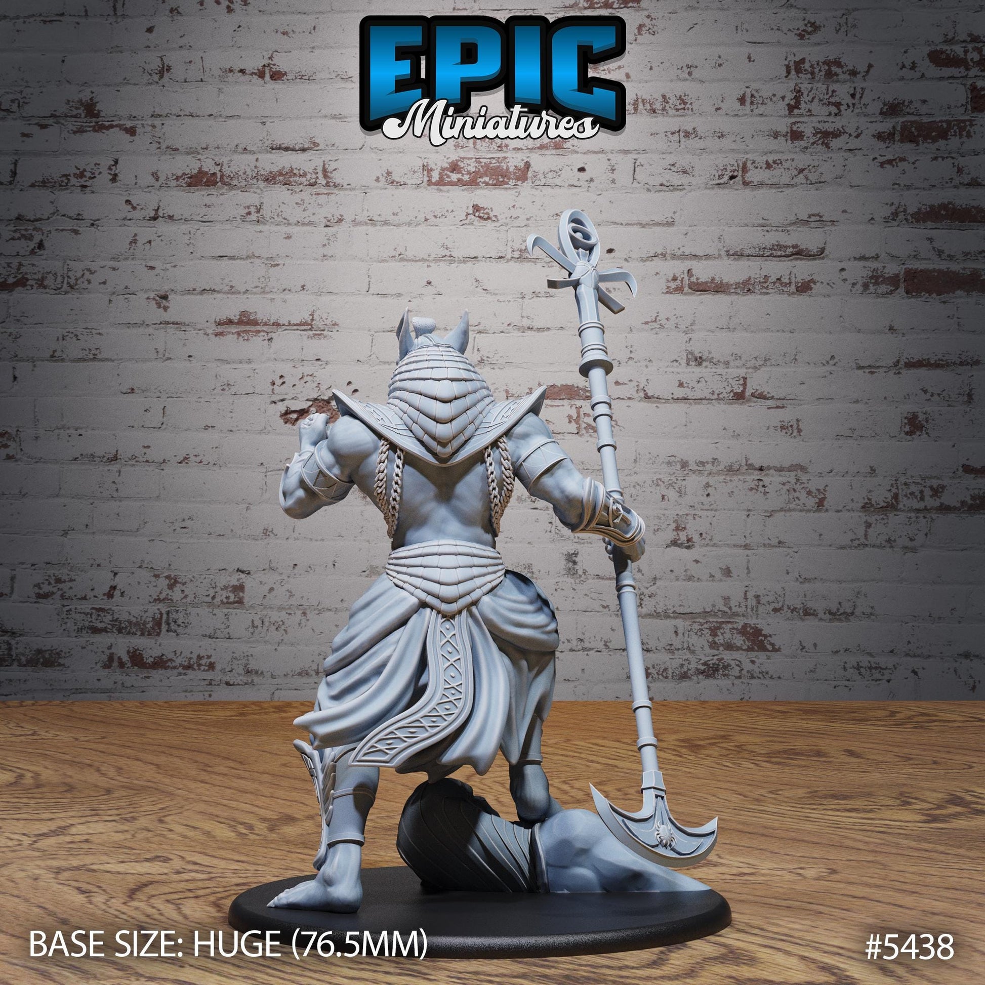 Anubis God Avatar (Huge) | #123 - Death Desert by EPIC Miniatures | High Quality Premium Resin | Statue, Desert, Pharaoh, Egypt, Egyptian