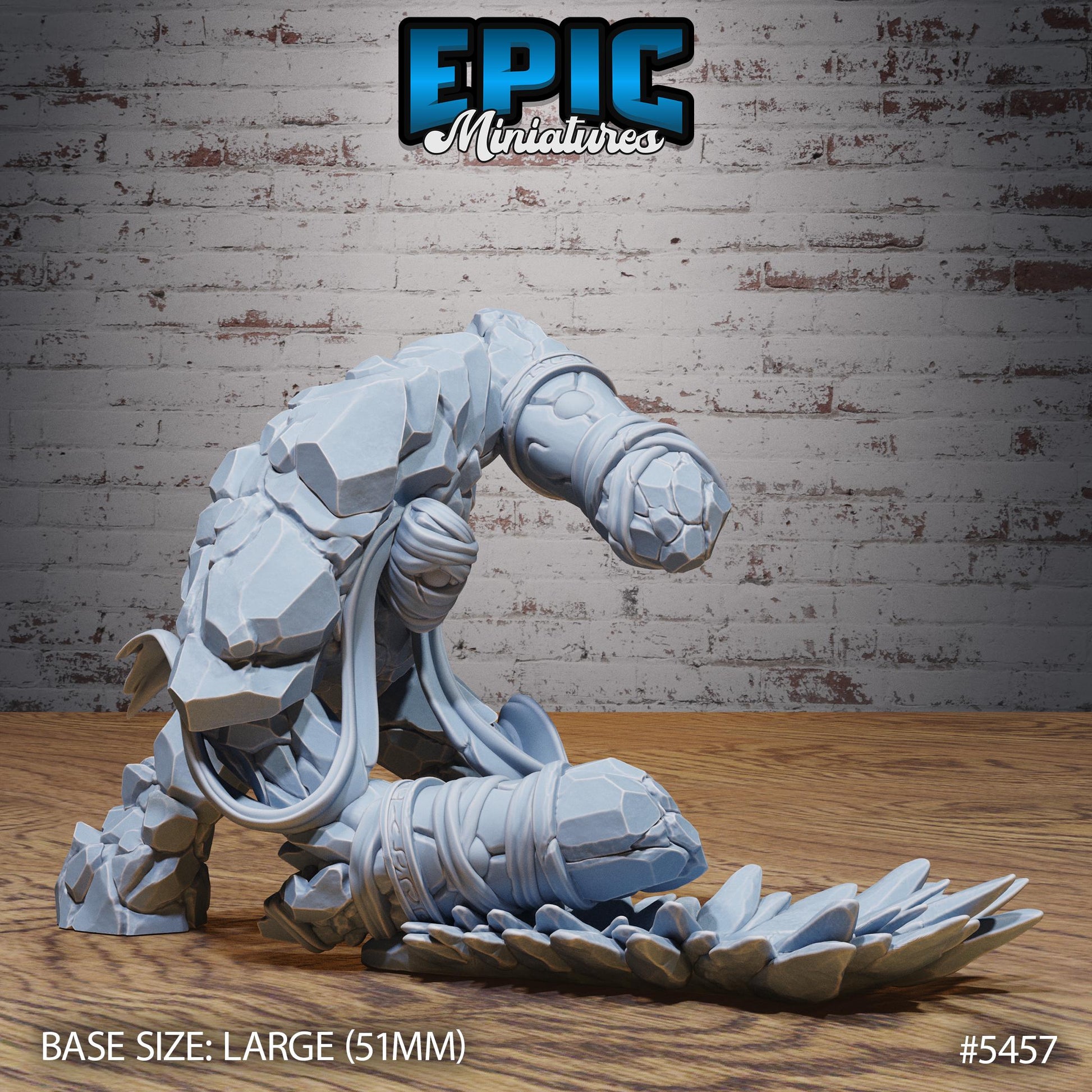 Desert Golem (Large) | #123 - Death Desert by EPIC Miniatures | High Quality Premium Resin | Abomination, Monster, Creature, Attack, Enemy