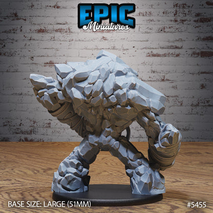 Desert Golem (Large) | #123 - Death Desert by EPIC Miniatures | High Quality Premium Resin | Abomination, Monster, Creature, Attack, Enemy
