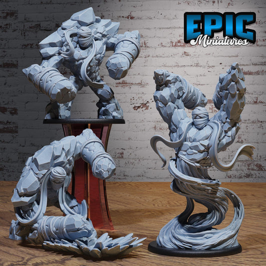 Desert Golem (Large) | #123 - Death Desert by EPIC Miniatures | High Quality Premium Resin | Abomination, Monster, Creature, Attack, Enemy