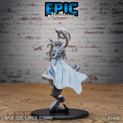 Djinni Female (Medium) | #123 - Death Desert by EPIC Miniatures | High Quality Premium Resin | Magic, Genie, Egypt, Egpytian, Lamp, Mage