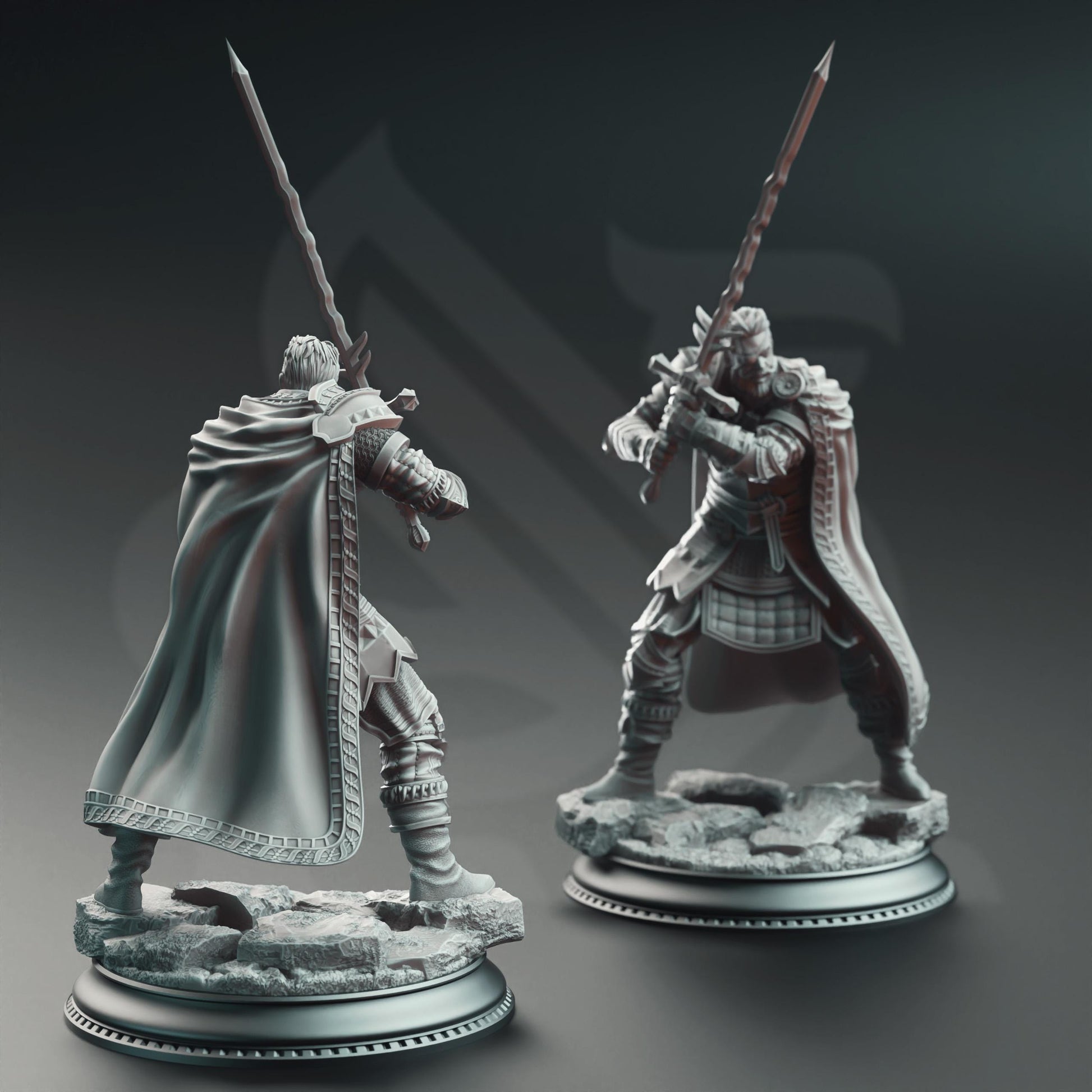 Field Marshal Kurt Williams - Commander of Baldur | A Grim Siege | DM STASH | High Quality Resin | Eyepatch, Old, Cool, Male Fighter, Leader