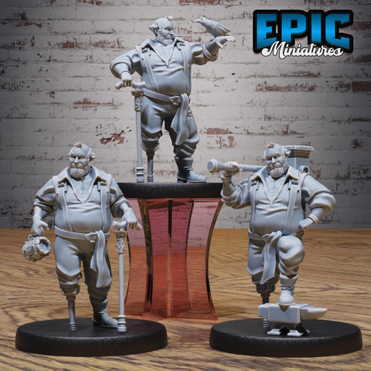 Hut Owner (Medium) | #122 - Wild Bandits by EPIC Miniatures | High Quality Premium Resin | Building, NPCs, Beer, Walking Stick, Cane, Old