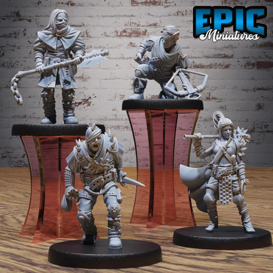 Bandits v1 (Medium) | #122 - Wild Bandits by EPIC Miniatures | High Quality Premium Resin | Lady, Thieves, Rogue, Human, Male, Female