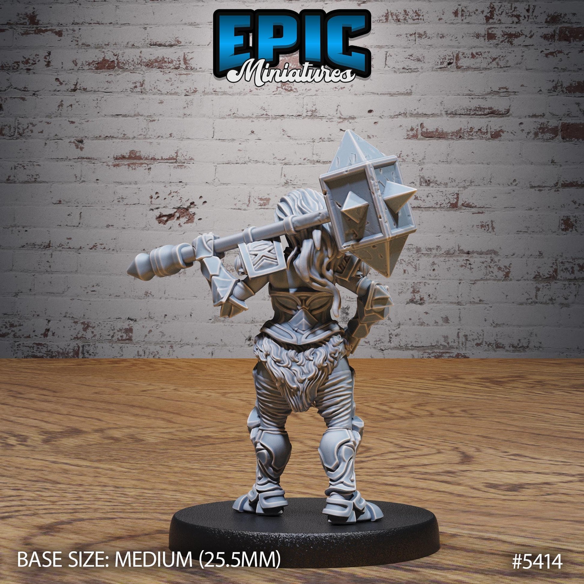 Dwarf Female Bandit (Medium) | #122 - Wild Bandits by EPIC Miniatures | High Quality Premium Resin | Lady, Sword, Gnome, Shield, Fighter