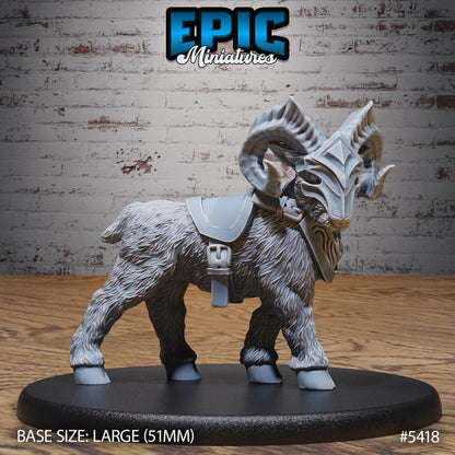 Goat Mount (Saddle or No Saddle) (Large) | #122 - Wild Bandits by EPIC Miniatures | High Quality Premium Resin | Beast, Animal, Mount, Rider