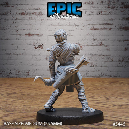 Mummy Army (Medium) | #123 - Death Desert by EPIC Miniatures | High Quality Premium Resin | Mummies, Undead, Enemy, Desert, Egyptian, Egypt