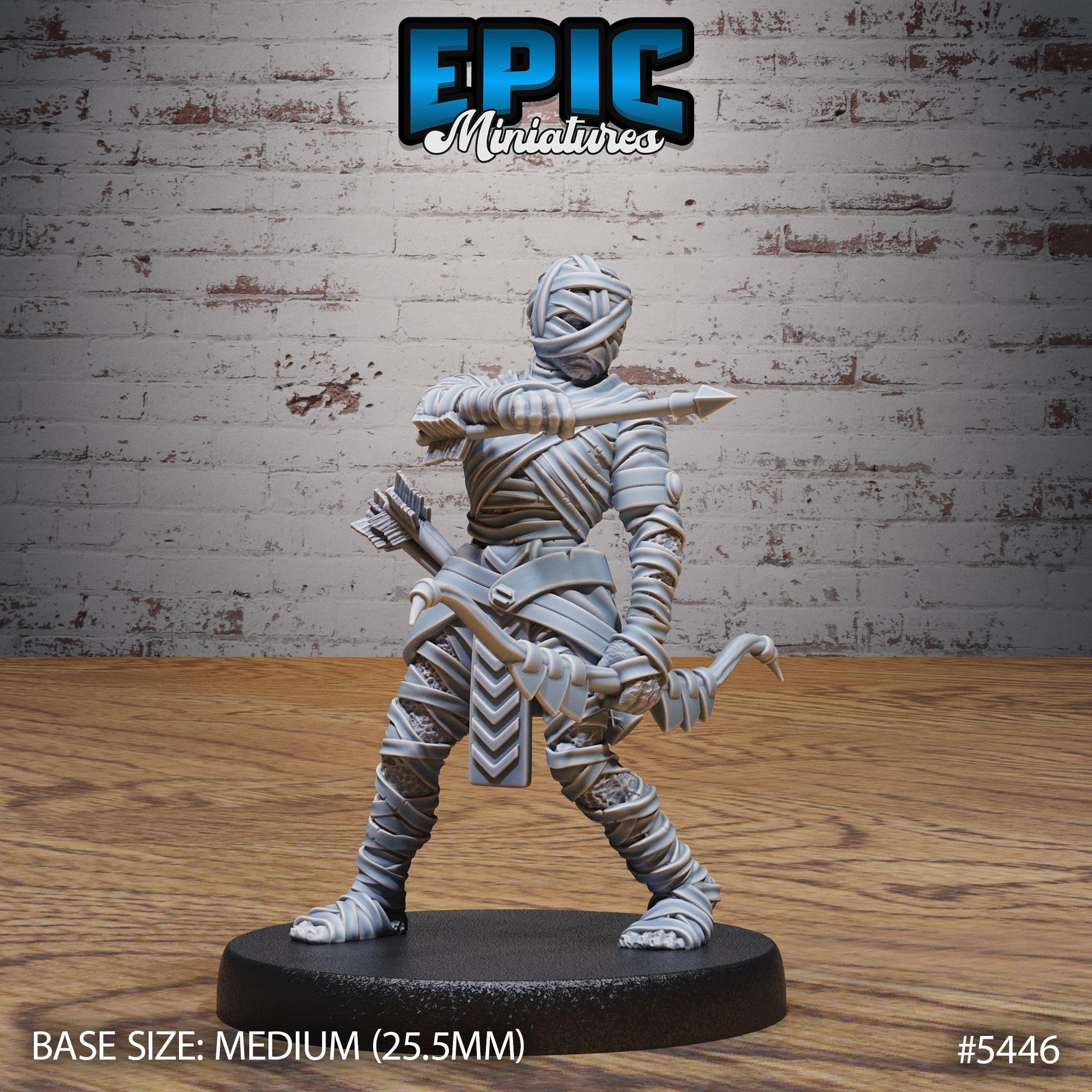Mummy Army (Medium) | #123 - Death Desert by EPIC Miniatures | High Quality Premium Resin | Mummies, Undead, Enemy, Desert, Egyptian, Egypt