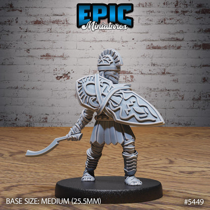 Mummy Army pt2 (Medium) | #123 - Death Desert by EPIC Miniatures | High Quality Premium Resin | Mummies, Egyptians, Egypt, Desert, Undead
