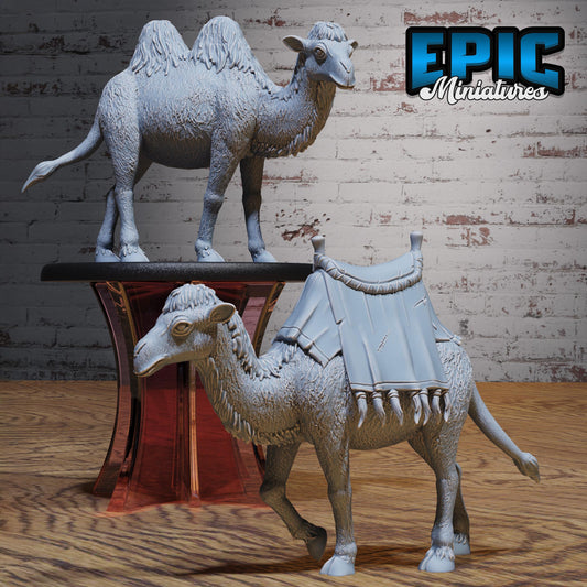 Camel (Large) | #123 - Death Desert by EPIC Miniatures | High Quality Premium Resin | Animals, Beast, Creature, Desert, Egypt, Egyptian