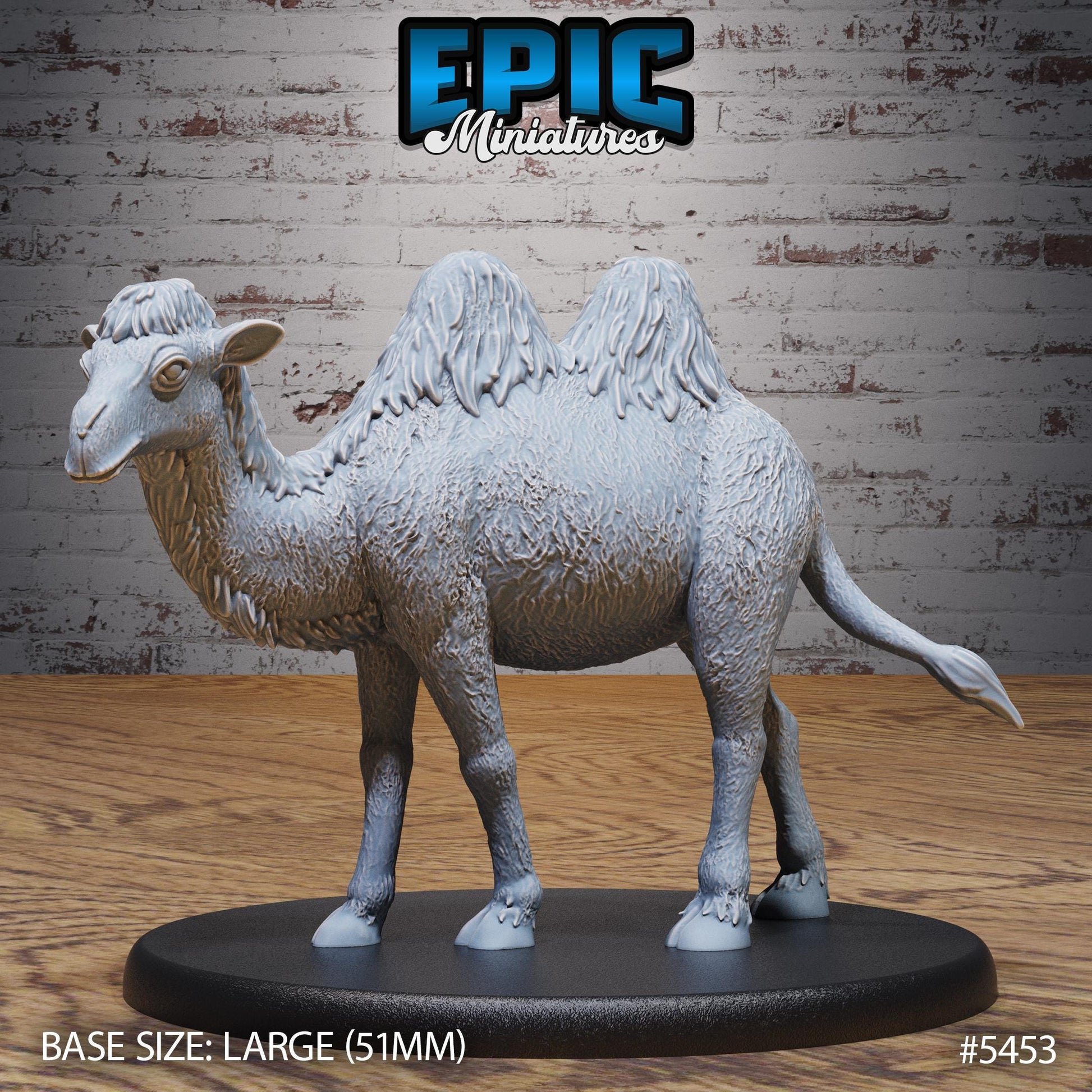 Camel (Large) | #123 - Death Desert by EPIC Miniatures | High Quality Premium Resin | Animals, Beast, Creature, Desert, Egypt, Egyptian