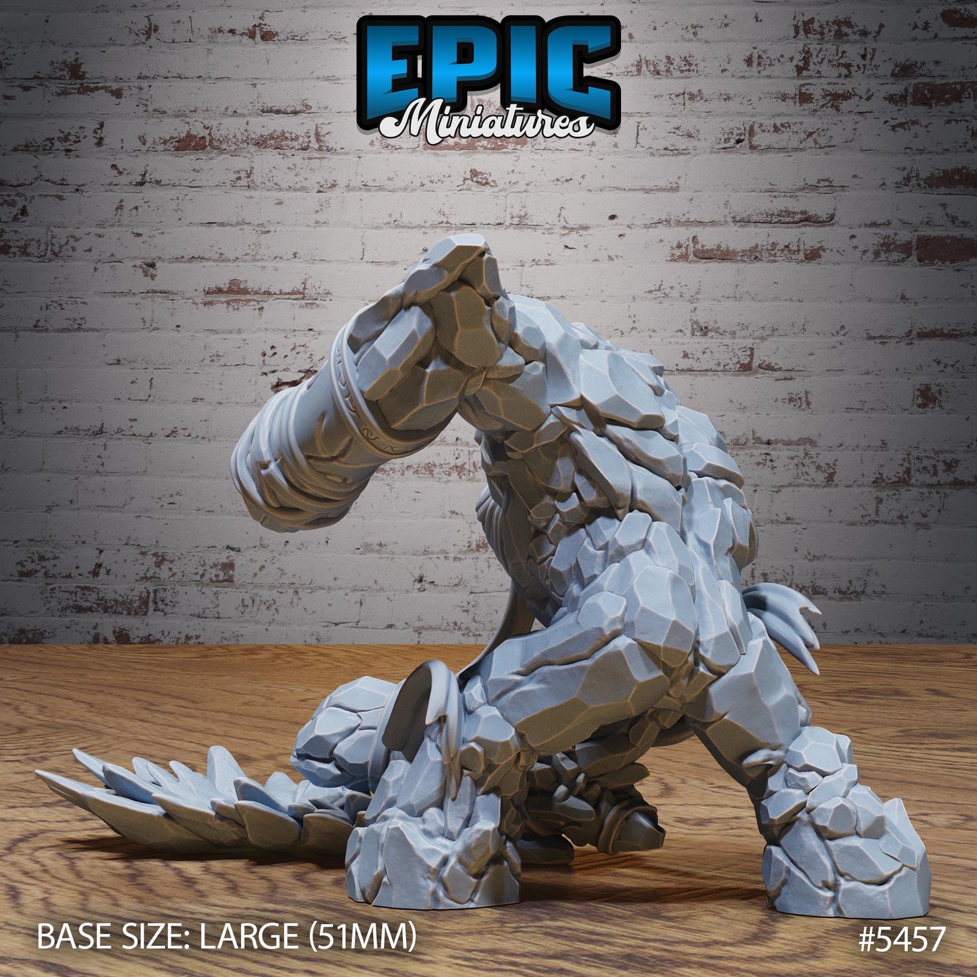 Desert Golem (Large) | #123 - Death Desert by EPIC Miniatures | High Quality Premium Resin | Abomination, Monster, Creature, Attack, Enemy