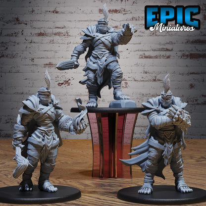 Mummy Champion (Large) | #123 - Death Desert by EPIC Miniatures | High Quality Premium Resin | Undead, Egyptian, Fighter, Boxer, Hand Combat