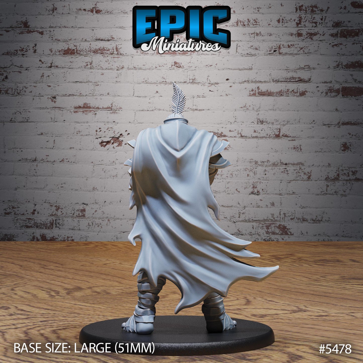 Mummy Champion (Large) | #123 - Death Desert by EPIC Miniatures | High Quality Premium Resin | Undead, Egyptian, Fighter, Boxer, Hand Combat