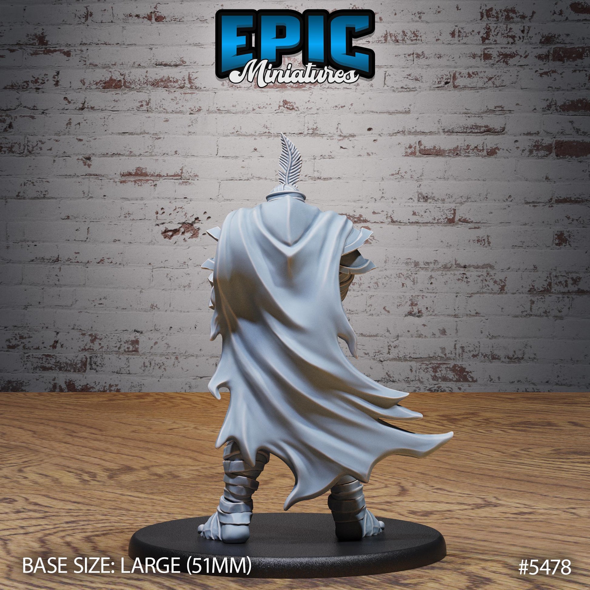 Mummy Champion (Large) | #123 - Death Desert by EPIC Miniatures | High Quality Premium Resin | Undead, Egyptian, Fighter, Boxer, Hand Combat