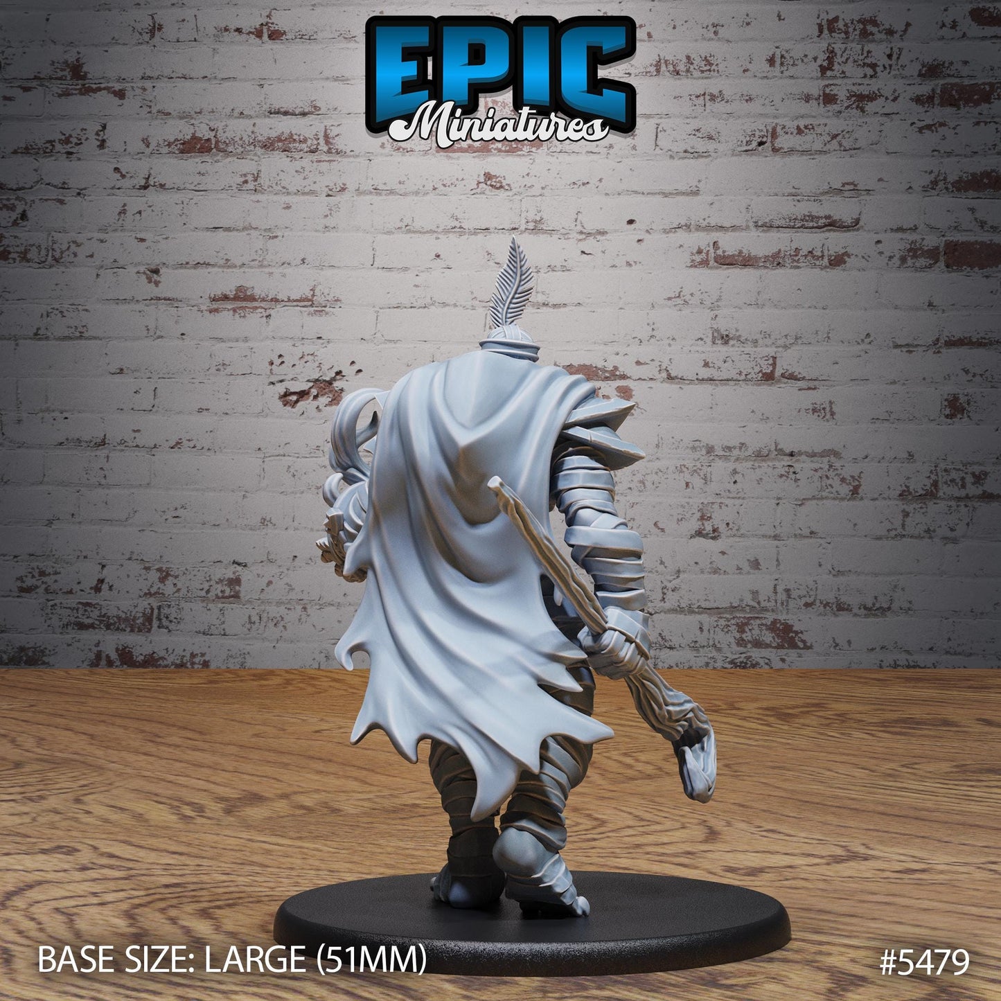 Mummy Champion (Large) | #123 - Death Desert by EPIC Miniatures | High Quality Premium Resin | Undead, Egyptian, Fighter, Boxer, Hand Combat