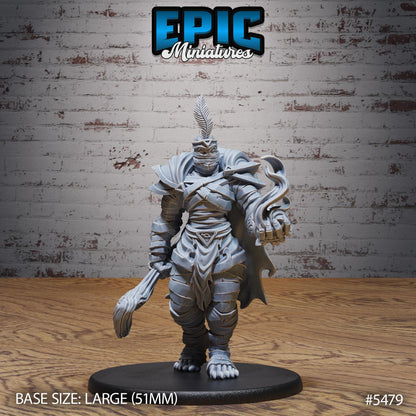 Mummy Champion (Large) | #123 - Death Desert by EPIC Miniatures | High Quality Premium Resin | Undead, Egyptian, Fighter, Boxer, Hand Combat