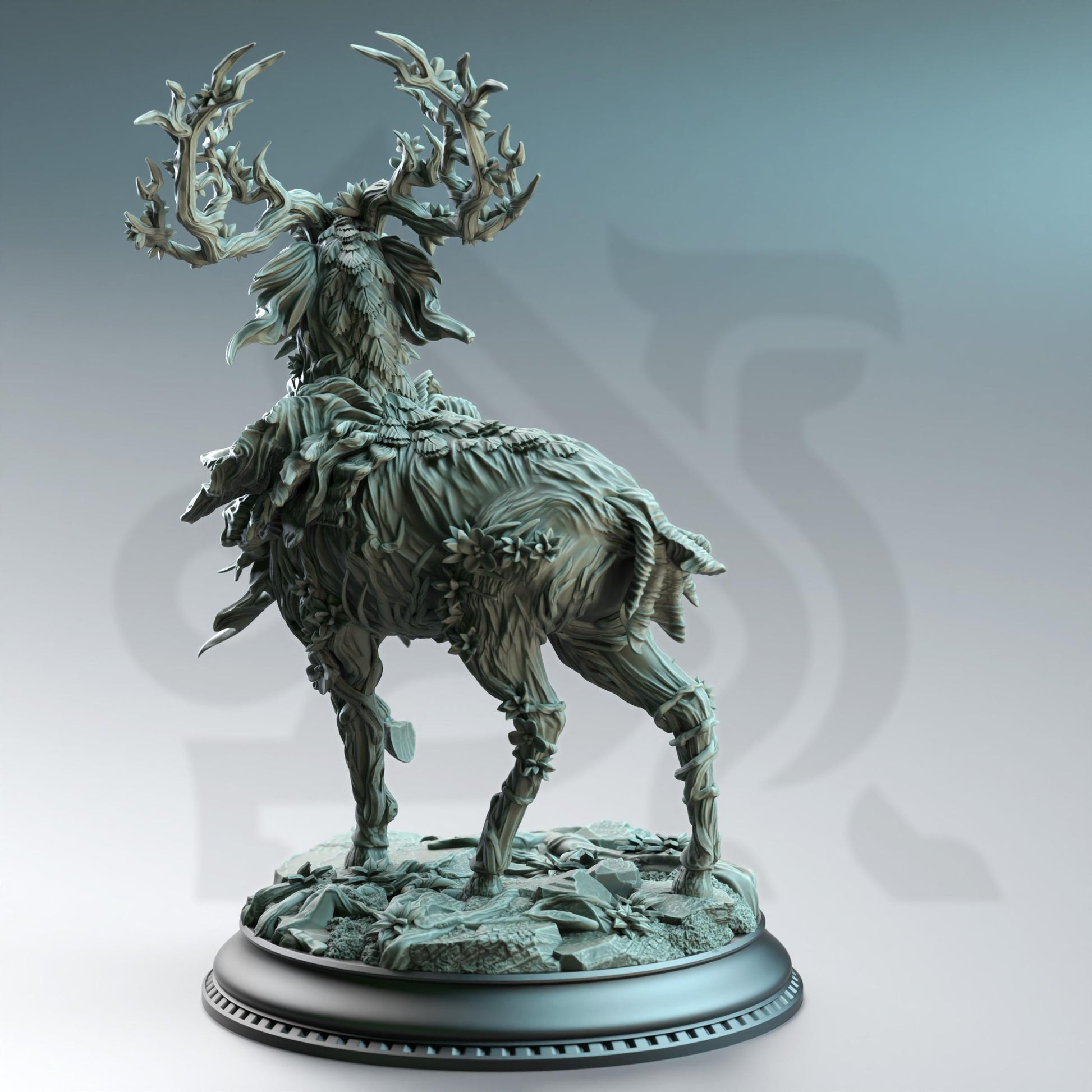Gwynevel - First Daughter of Renmaeth (Large) | DM Stash | A Fey Court | Deer, Animal, Beast, Creature, Antlers, Moose, Forest, Stag King
