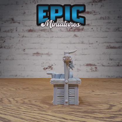 Harbor Merchant Stands | Premium DnD Miniatures High Quality Resin | Fantasy Scatter, Terrain Environment | Fish, Net, Docks, Hook, Trader