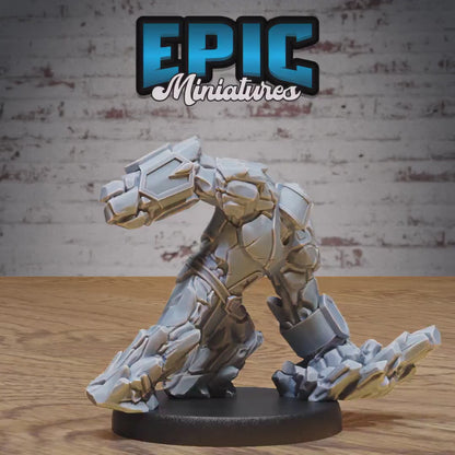 Myrmidon Earth (Medium) | Premium DnD Miniatures | High Quality Resin | D&D RPG | Elemental, Rock, Smash, Armor, Mountain, Earth, Beast