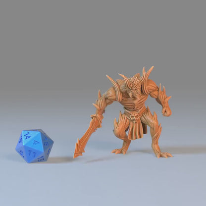 Devil Army (Medium) | Premium DnD Minis with High Quality Resin | EPIC | 28mm | TTRPG | Demons, Armies, Cult, Swords, Enemies, Horde, Fiends