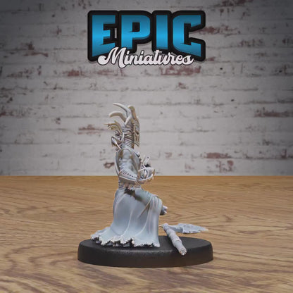 High Warlock (Medium) | Premium DnD Miniatures | High Quality Resin | D&D RPG | Evil, Wizard, Sorcerer, Pact, Hell, Tiefling, Meditate, Elf
