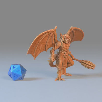 Winged Devil Army (Medium) | Premium DnD Minis with High Quality Resin | EPIC | 28mm | TTRPG | Demons, Armies, Cult, Swords, Enemies, Horde